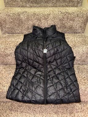 Big Chill Women's Chevron Quilted Puffer Vest, Midweight